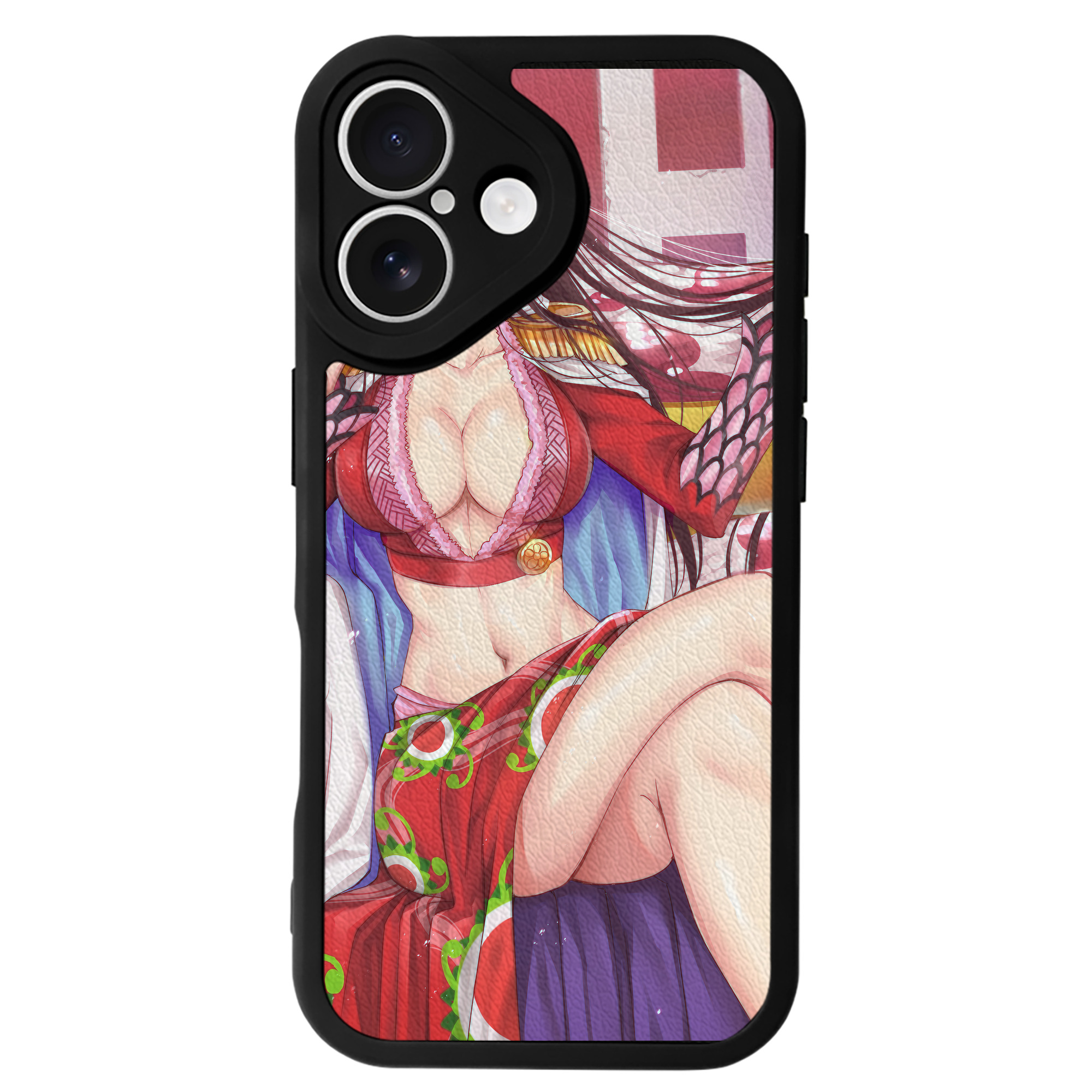 （画像用） ワンピース ONE PIECE 【iPhone 16シリーズ対応】シリコンスマホケース（レザー調） 材質：シリコン